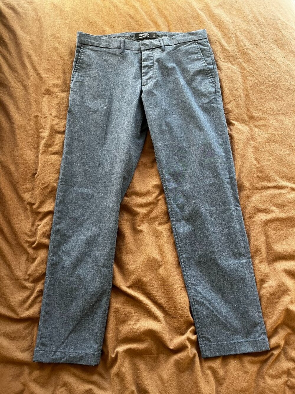 Nordstrom Men's Tech-Smart Trim Fit Stretch Pants - Charcoal Grey - 33x30